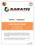 KARATE 1 DORDRECHTKKA. Lotto Dutch Open. 9 en 10 maart Sportboulevard Dordrecht