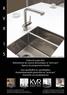 Inox spoeltafels en spoelbakken Keukenkraanwerk particulier en semi-pro Overzicht van lavabokranen