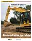 BOUWMACHINES MULTITEST. Komatsu PC 138US-8. Binnendraaier op rubber.