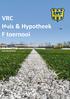 VRC Huis & Hypotheek F toernooi. 28 mei 2016 Ochtendprogramma