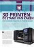 Stand van zaken en ontwikkelingen 3D Print Technologie