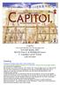 Capitol De bouwmeesters van de eeuwige stad Schmidt Spiele, 2001 MOON Alan R. & WEISSBLUM Aaron 2-4 spelers vanaf 10 jaar ± 60 minuten