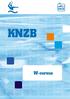 Colofon KNZB W-2 ( ) Arbitrerend Kader Waterpolo Cursist- Docent- en Examinator W-functionaris