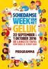 Schiedamse. week. van. het. gelukt. 22 september. 1 oktober De Langste tafel. Kom erbij & schuif aan PROGRAMMA