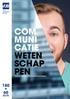 COM MUNI CATIE WETEN SCHAP PEN ECTS.