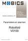 Parameters en alarmen. Robofold V0100. Parameters & Alarms Robofold V0100 NL Page 1 of 12