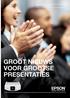 EPSON EB-Z8000 REEKS GROOT NIEUWS VOOR GROOTSE PRESENTATIES