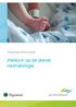 Patiënteninformatie. Welkom op de dienst neonatologie