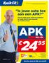 APK.  Is jouw auto toe aan een APK?'' Check online jouw APK-vervaldatum en maak direct een afspraak op kwikfit.nl/apk