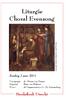 Liturgie Choral Evensong