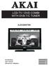 LCD-TV / DVD COMBI WITH DVB-T/C TUNER ALED2606TBK