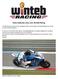 Teleurstellende races voor Winteb Racing.