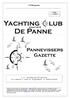 YCDP gazette. Belgie P V. U.: Yachting Club De Panne vzw p/a. redactie: F. Claes, St.- Elisabethlaan De Panne