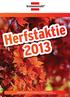 Noviteitenflyer Nr.: NL_ Geldig: September - November Herfstaktie 2013