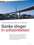 Slanke slinger in schoonbeton