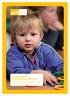 Voorschoolse kinderopvang Stad Gent. Rapport 2016 over het aanbod kinderopvang voor baby s en peuters in Gent.