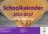 Schoolkalender OBS de Rietschoof