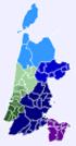 Bevolking: gemeentelijke indeling in regio s. Regio s