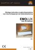EMOLUX. voor IR-cabines. Montage-instructies en gebruiksaanwijzing voor kleurlichtapparaat met afstandsbediening. Druck-Nr nl 03.
