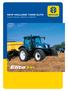 NEW HOLLAND T6000 ELITE. Modellen T6020 Elite, T6040 Elite en T6060 Elite