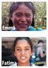 Emma - Urubamaba - Peru. Fatima - Ifrane - Marokko