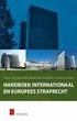 HANDBOEK INTERNATIONAAL EN EUROPEES STRAFRECHT