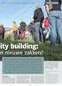 Visietekst sector Samenlevingsopbouw Bewonersparticipatie in de sociale huisvesting