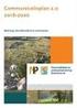 Communicatieplan Nationaal Landschap