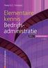 Elementaire kennis Bedrijfsadministratie Deel 2 Theorieboek