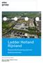 Ladder Holland Rijnland. Basisonderbouwing plannen bedrijventerrein. Stec Groep aan Holland Rijnland