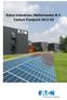 Eaton Industries (Netherlands) B.V. Carbon Footprint 2012 H2