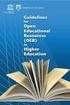 Open Educational Resources