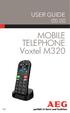 USER GUIDE. MOBILE TELEPHONE Voxtel M320