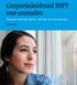 Gespreksleidraad NIPT voor counselors. Prenatale screening op down-, edwards- en patausyndroom Maart 2017