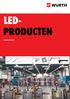 LED- PRODUCTEN INDUSTRIAL & OFFICE LINE RETAIL LINE OUTDOOR LINE. Uitgave 2017 LED-PRODUCTEN
