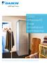 Daikin Altherma HT (hoge temperatuur) warmtepomp