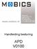 Handleiding besturing APD V0100