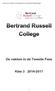 Inhoud van de vakken in de tweede fase van het Bertrand Russell college