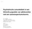 Psychiatrische comorbiditeit in een klinische populatie van adolescenten met een autismespectrumstoornis