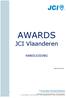 AWARDS. JCI Vlaanderen HANDLEIDING