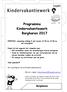 Programma Kindervakantiewerk Borgharen 2017