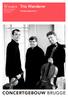 zaterdag Kamermuziekzaal Inleiding door Jan Christiaens Trio Wanderer Franse pianotrio s