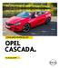 CONSUMENTENPRIJSLIJST OPEL CASCADA.