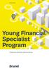 brunel.nl/ysp Young Financial Specialist Program Traineeship financiële dienstverlening