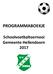 PROGRAMMABOEKJE. Schoolvoetbaltoernooi Gemeente Hellendoorn 2017