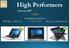 High Performers NEW. Februari HP Elitebook 850 G3 met numerisch keypad! HP Elite x G1. HP Spectre x360 Pro G2