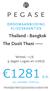 Droomaanbieding Vliegvakanties. Thailand - Bangkok The Dusit Thani ***** Vertrek: 11/6 9 dagen Logies en ontbijt p.p. uw voordeel: 255 p.p.