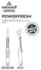 POWERFRESH GEBRUIKERSHANDLEIDING 2113N