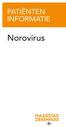 PATIËNTEN INFORMATIE. Norovirus