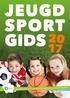 JEUGD SPORT GIDS. Met medewerking van de stad Halle, de Stedelijke Sportraad en de vermelde clubs.